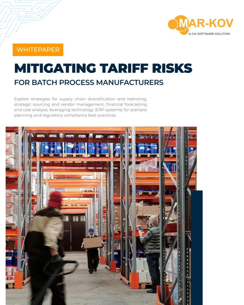White Paper: Mitigating Tariff Risks For Batch Process Manufacturers ...